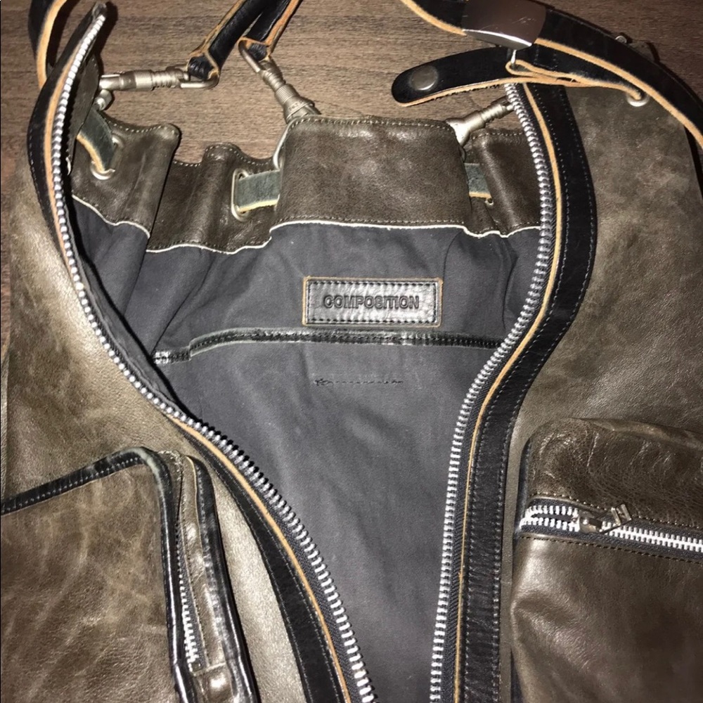 Composition Leather Backpack - image 6